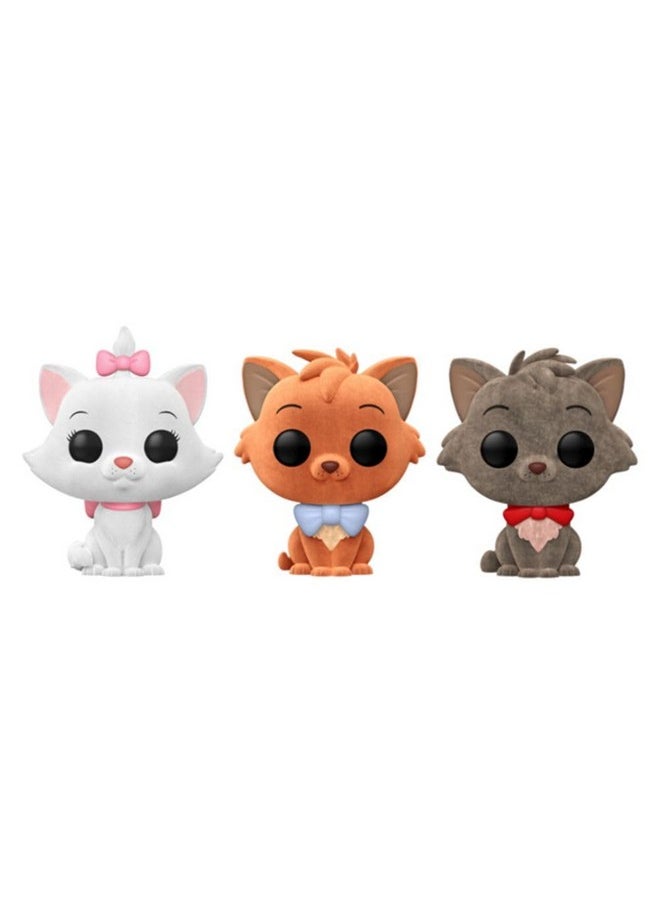 Funko Pop! Disney The Aristocats 3-Pack (Flocked) Special Edition Exclusive