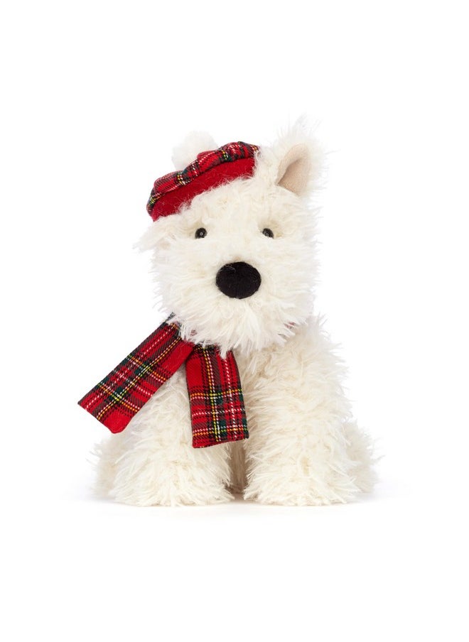 Winter Warmer Munro Scottie Dog Stuffed Animal, 8 Inches | Dogs & Puppies Plush Toy | Classic Children'S Gift | Christmas