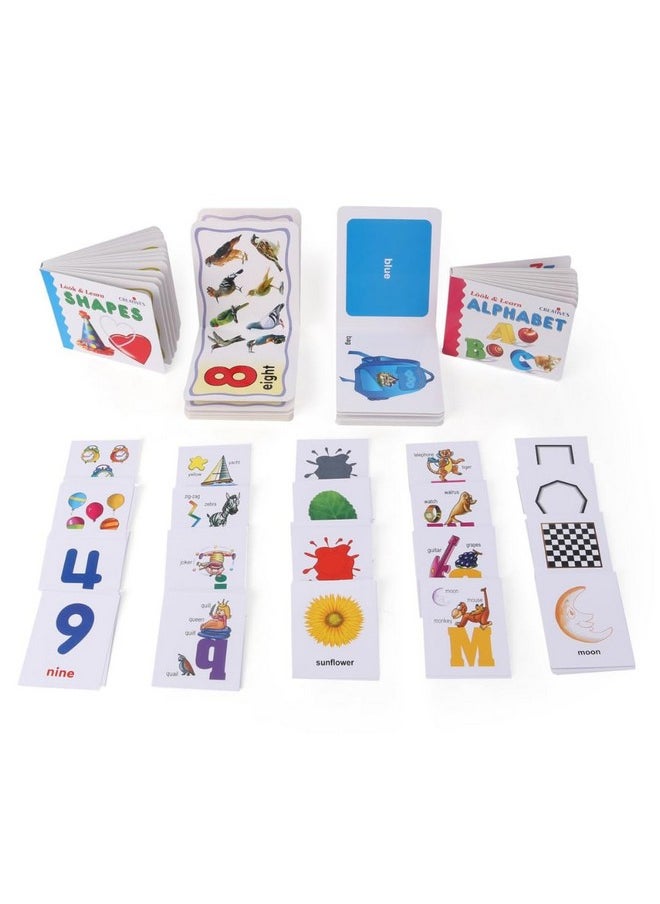 Creative's Pre-School Learning Pack-1 | Preschool Series | Learning Kit | Early Learning Pack |Board Books & Cards Education Pack for 3 to 5 Year's Kids |