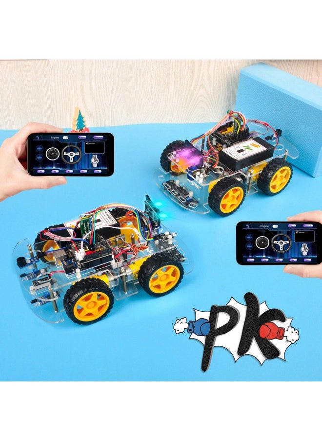 OSOYOO V2.1 Smart IOT Robot Car Kit for Arduino - Early STEM Education for Beginner and Teenager - Learn Circuit, Sensor - Get Hands-on Experience on Programming, Electronics Assembling, Robotics