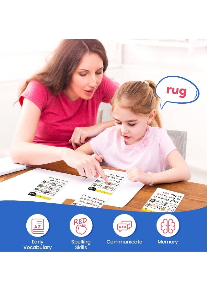 Sight Words Flash Card Phonics Flash Cards for Kids Age 4 to 8 67 Pcs Sight Words Flash Cards Kindergarten Learn to Read in 15 Phonic Stages Educational Learning Activities for PreK 1st 2nd 3rd Grad