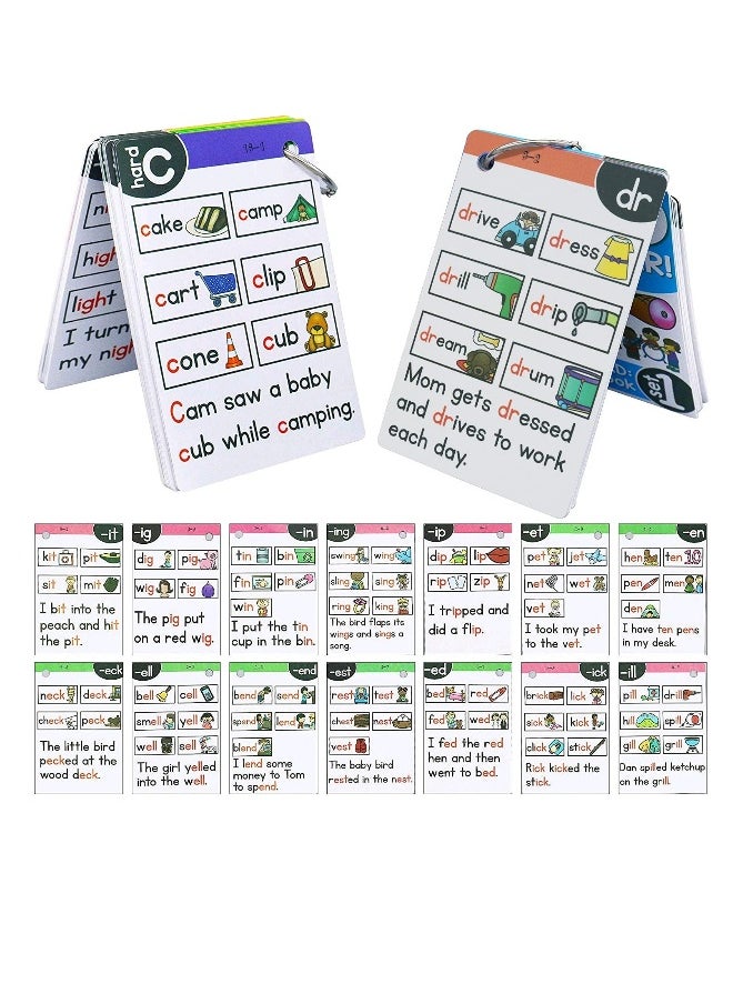 Sight Words Flash Card Phonics Flash Cards for Kids Age 4 to 8 67 Pcs Sight Words Flash Cards Kindergarten Learn to Read in 15 Phonic Stages Educational Learning Activities for PreK 1st 2nd 3rd Grad