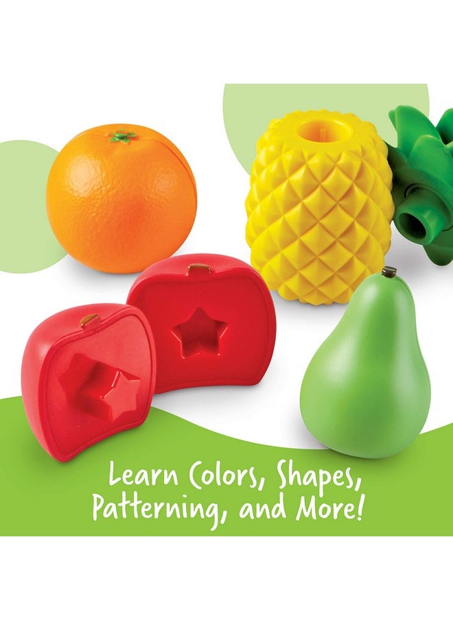 Learning Resources Snap-n-learn Fruit Shapers,Fine Motor Toy for Toddlers, Ages 2+