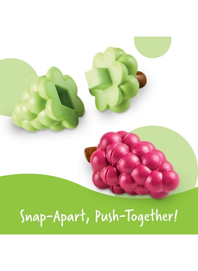 Learning Resources Snap-n-learn Fruit Shapers,Fine Motor Toy for Toddlers, Ages 2+