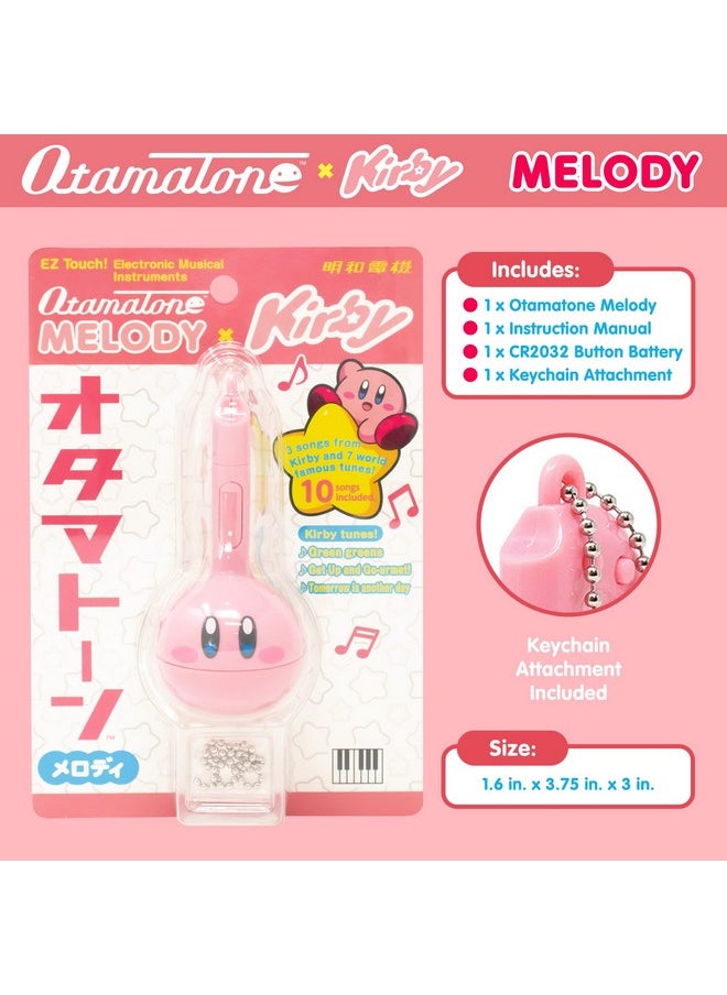 Melody [Special Edition Nintendo Kirby] - Fun Japanese Electronic Musical Kids Toy Synthesizer Instrument By Maywa Denki [Includes Keychain Attachment And English Instructions]