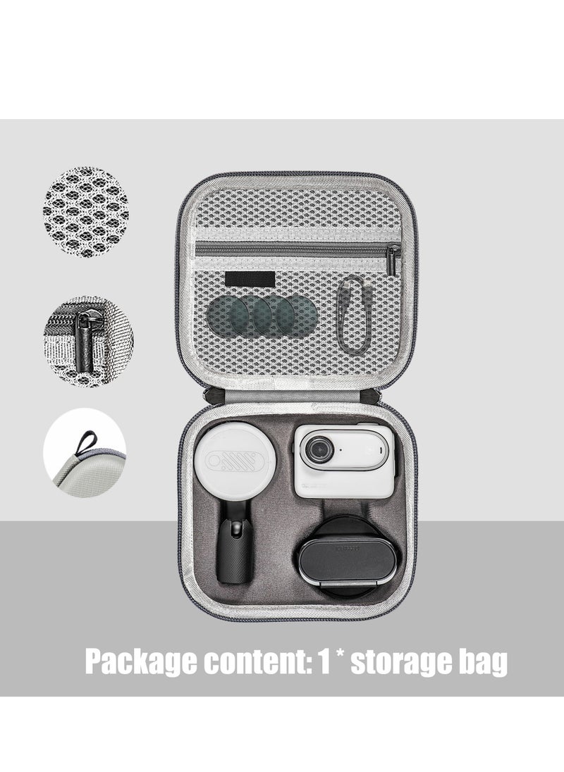 Versatile Protective Case for Insta360 GO 3 - Compact Storage Bag for Action Camera & Accessories, Ideal for Travel & Outdoor Adventures