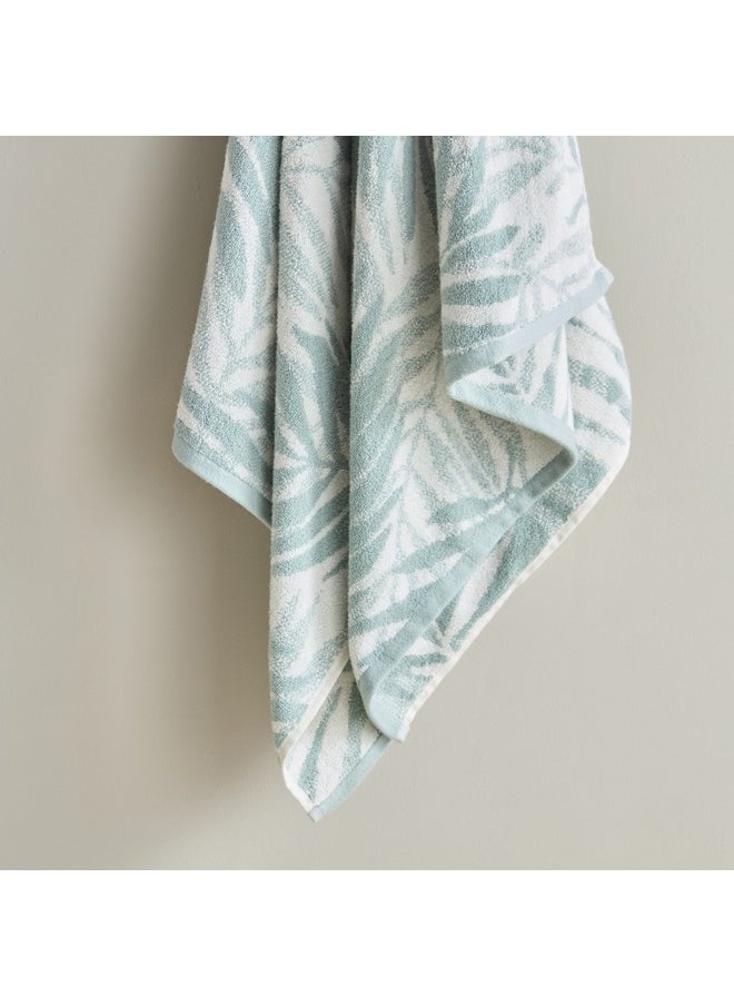 Opulence Flora Yarn Dyed Jacquard Turkish Cotton Bath Towel 140 x 70 cm