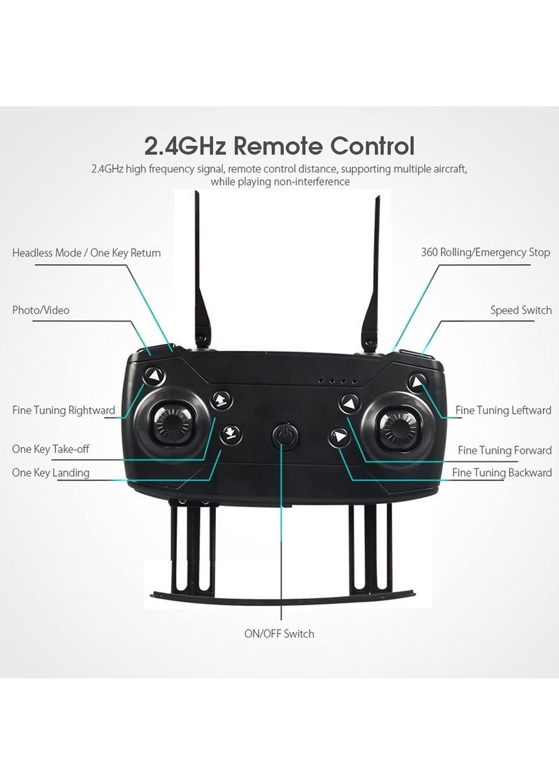 Dual Camera Drone Batteries Suitable for Beginners and Kids