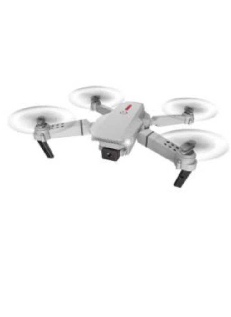 Camera Drone Headless Mode Dual Camera Drone 3 Batterires Silver Grey Suitable for Beginners and Kids Gray