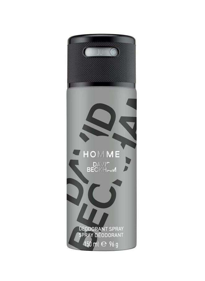 David Beckham Homme Fresh Deodorant Spray For Men - 150Ml