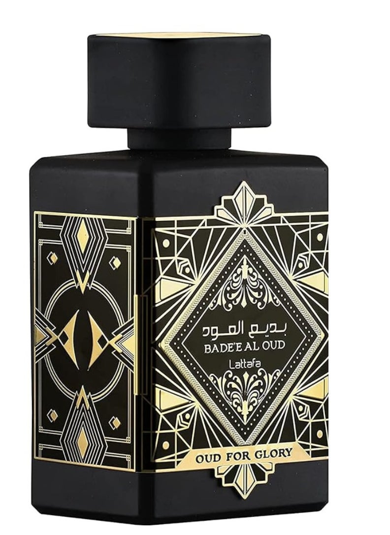 Badee Al Oud for Glory by Lattafa EDP Spray 3.4 oz for Men – A Bold and Luxurious Scent