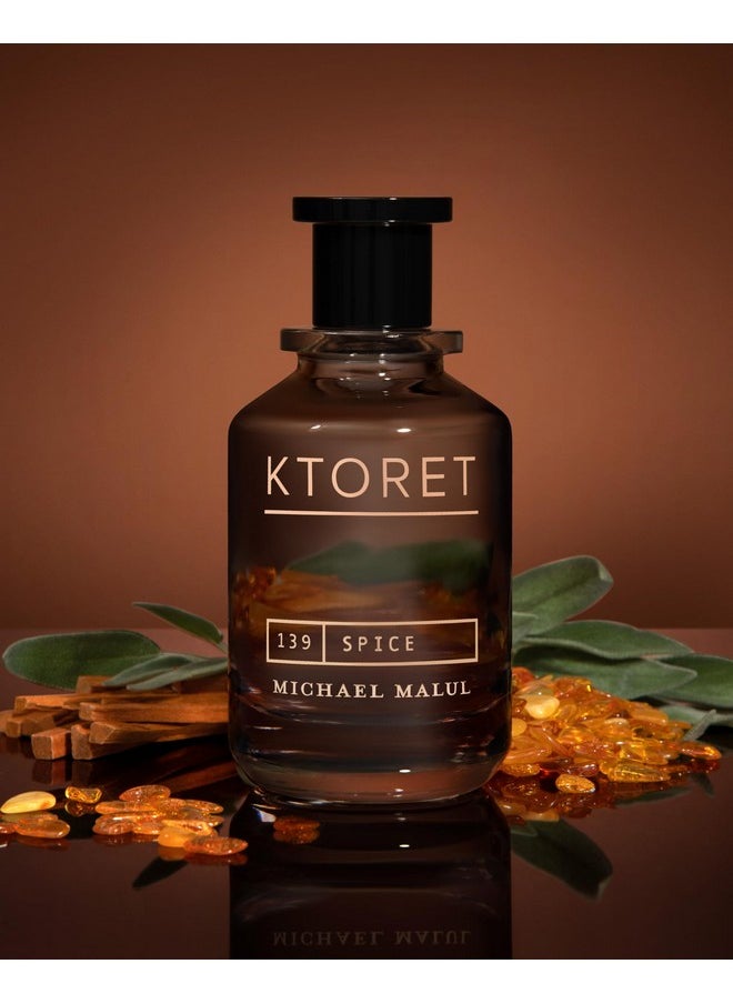 Michael Malul KTORET 139 Spice Eau de Parfum for Men - 100ml | 3.4oz