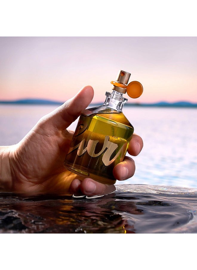 Curve Men's Cologne Fragrance Spray, Spicy Wood Magnetic Scent for Day or Night, 6.8 Fl Oz