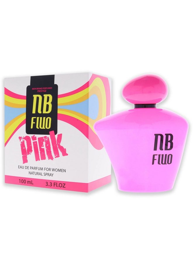 New Brand Fluo Pink EDP Spray Women 3.3 oz
