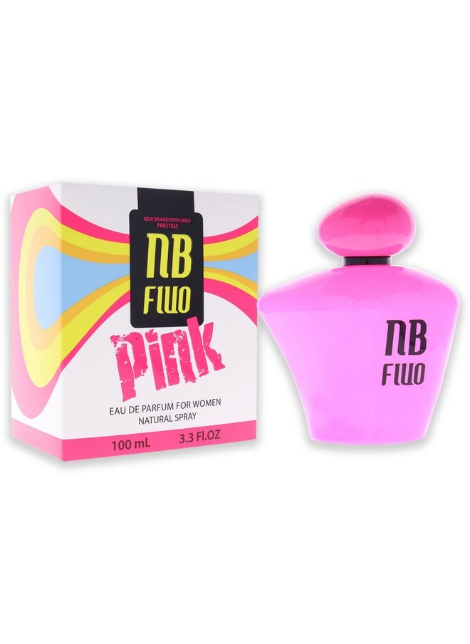 New Brand Fluo Pink EDP Spray Women 3.3 oz
