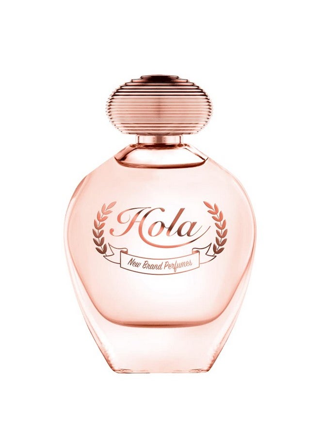 New Brand Perfumes Hola Women 3.3 oz EDP Spray, (A7854)