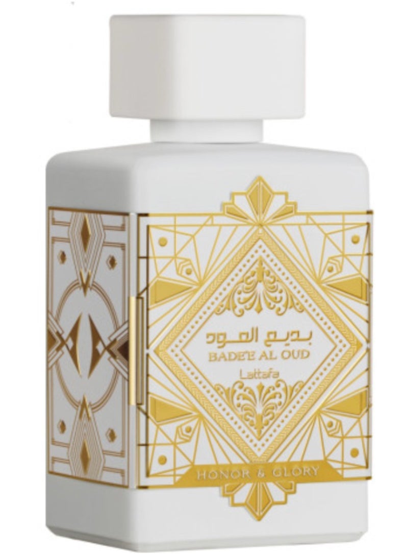 Lattafa Bade'e Al Oud Honor & Glory Eau de Parfum – A Unisex Oud Masterpiece, 100ml