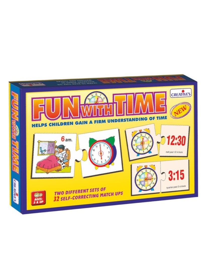 Creative's Fun with Times | Learning Puzzles | Educational Game for kids | Learn the different times with different activities| Self-Correcting Puzzles | Ages 5 & Up