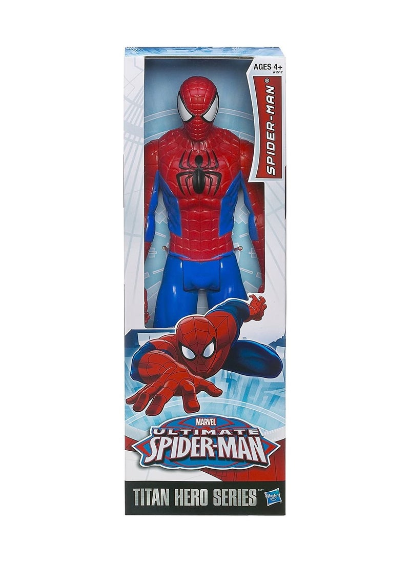 Marvel Ultimate Spider-man Titan Hero Series Spider-man Figure, 12-Inch