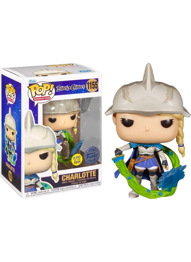 Funko Pop Animation: Black Clover - Charlotte Chance of Chase (Gw)(Exc), Collectible Vinyl Figure - 63143