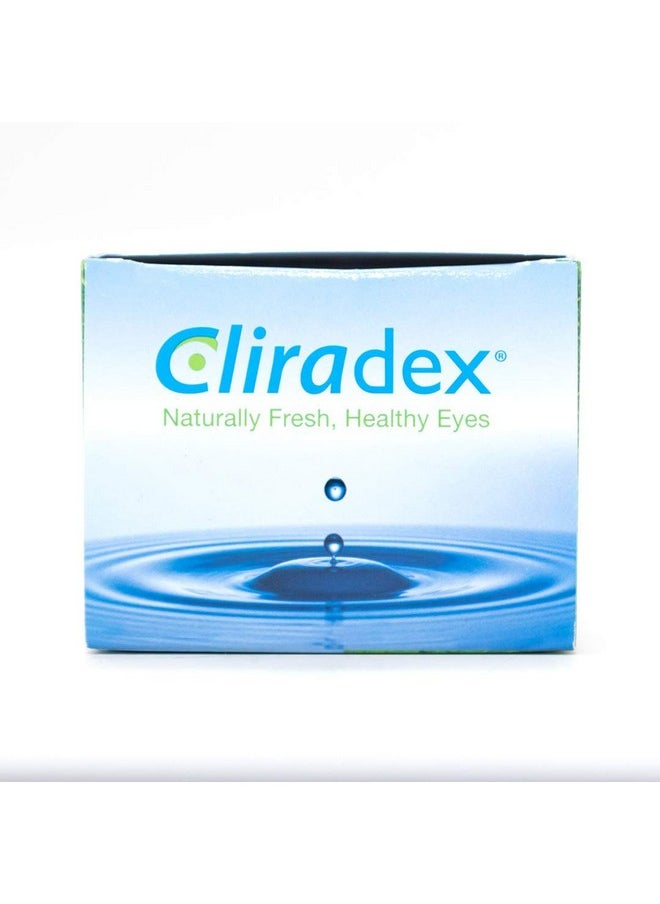 Cliradex Towelettes - Natural Face, Eyelash & Eyelid Cleanser - Wipes for Demodex, Blepharitis, Mgd and Red Irritated Eye Lid - Tea Tree Oil Extract.