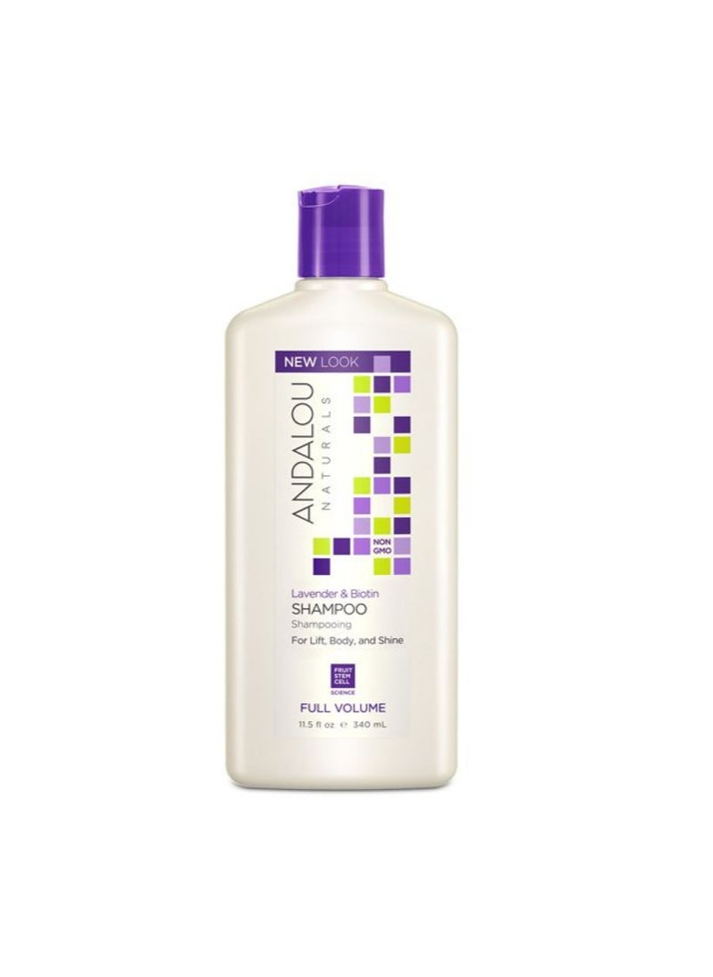 Andalou Lavender & Biotin Full volume Shampoo 340ml