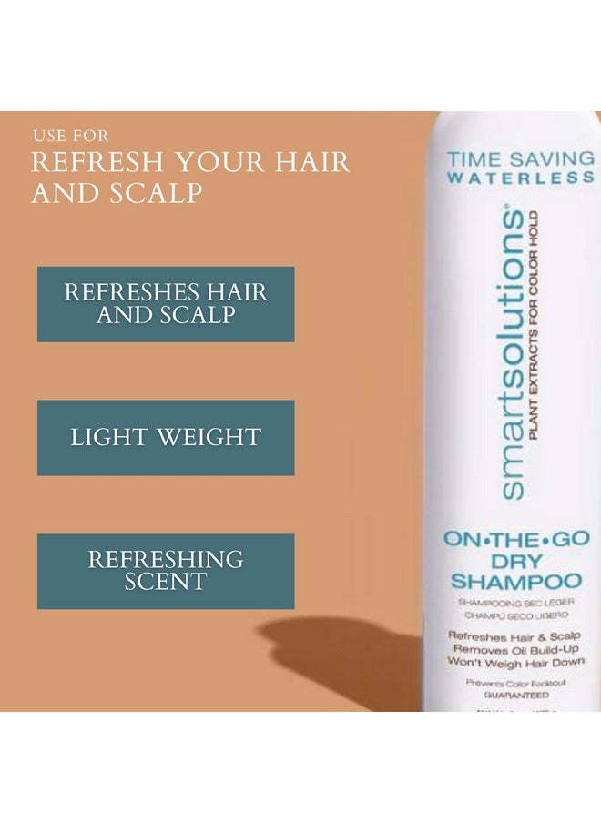 smartSOLUTIONS On-The-Go Dry Shampoo 6 oz | Weightless | Volumizes | Paraben-Free