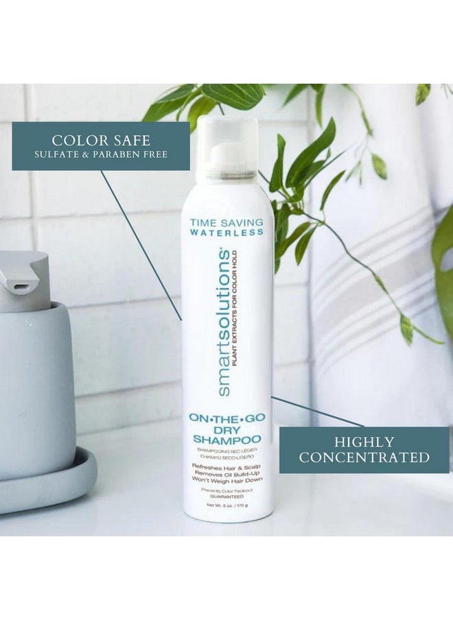 smartSOLUTIONS On-The-Go Dry Shampoo 6 oz | Weightless | Volumizes | Paraben-Free