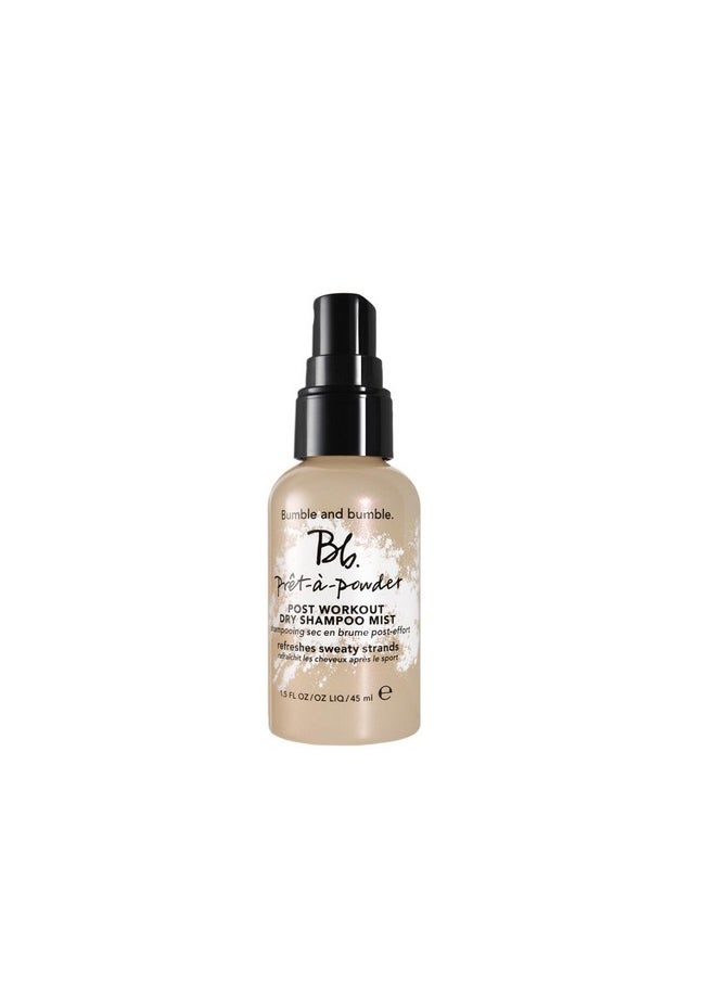 Bumble and bumble Prêt-à-powder Post Workout Non-Aerosol Dry Shampoo Hair Mist | Cleanses Sweaty Hair + Eliminates Odor | Curly, Wavy, Straight, Mini Travel Size, 1.5 fl. oz.