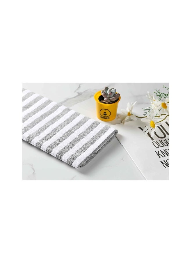 8 Pack Microfibre Tea Towels, Super Absorbent, Soft and Thick Kitchen Towels (400gsm, 117g/piece), Check designed with Hanging Loops, 65 x 45 cm, Cotton Absorbent Long Lasting Catering Bar Towels