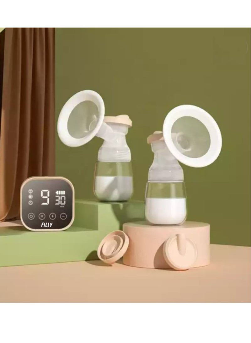 Updated Automatic Wearable Hands-Free Electric Double Breast Pump with Lactation Function