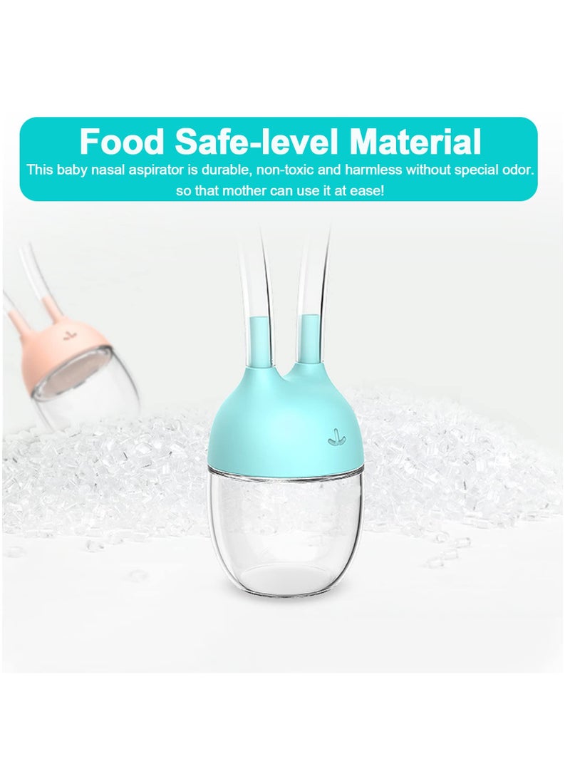 Nasal Aspirators Baby, Baby Nose Unblocker Premium Anti-backflow Snot Sucker for Baby, Newborn and Toddlers Nose Congestion Relief(2 Pcs)