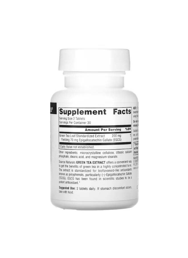 Green Tea Extract 100 mg 60 Tablets