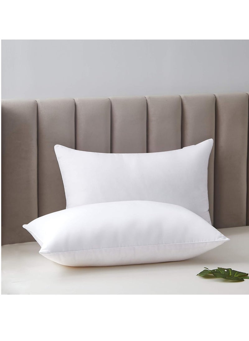 Acanva Bed Pillows for Sleeping, Cooling Hotel Quality with Premium Soft 3D Down Alternative Fill for Back, Stomach or Side Sleepers, Standard (Pack of 4), White 4 Count