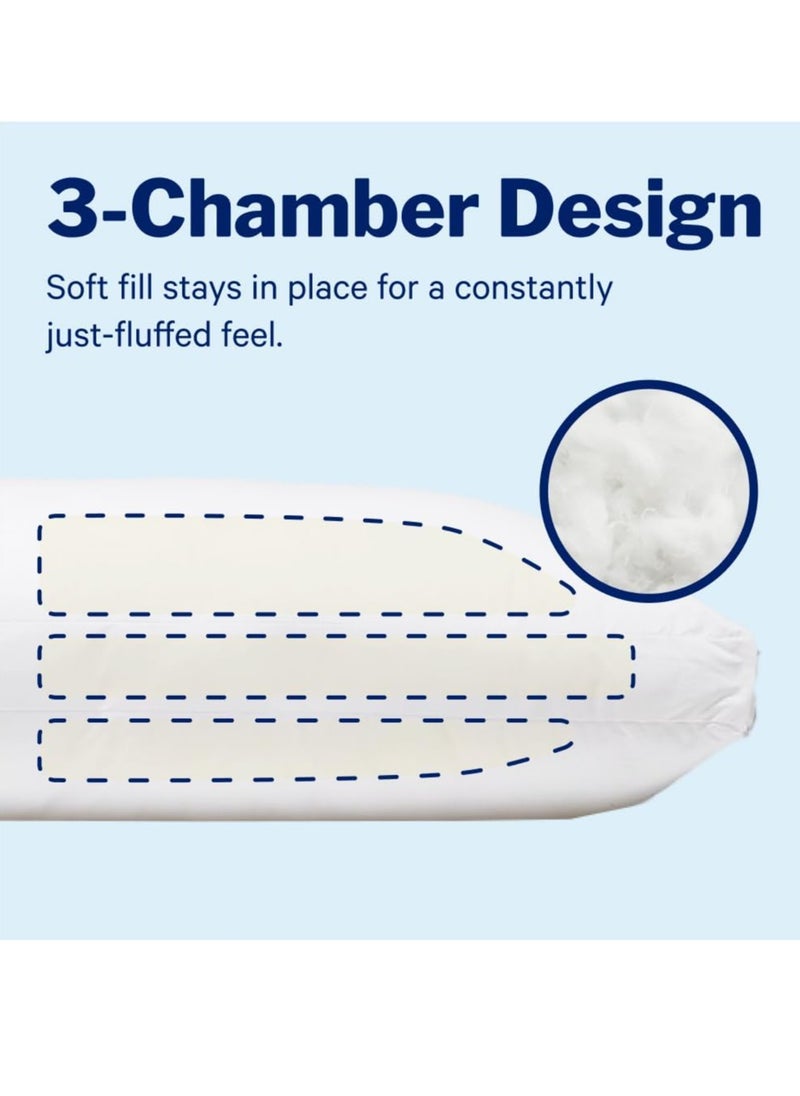 Casper Sleep Essential Pillow for Sleeping, Standard, White