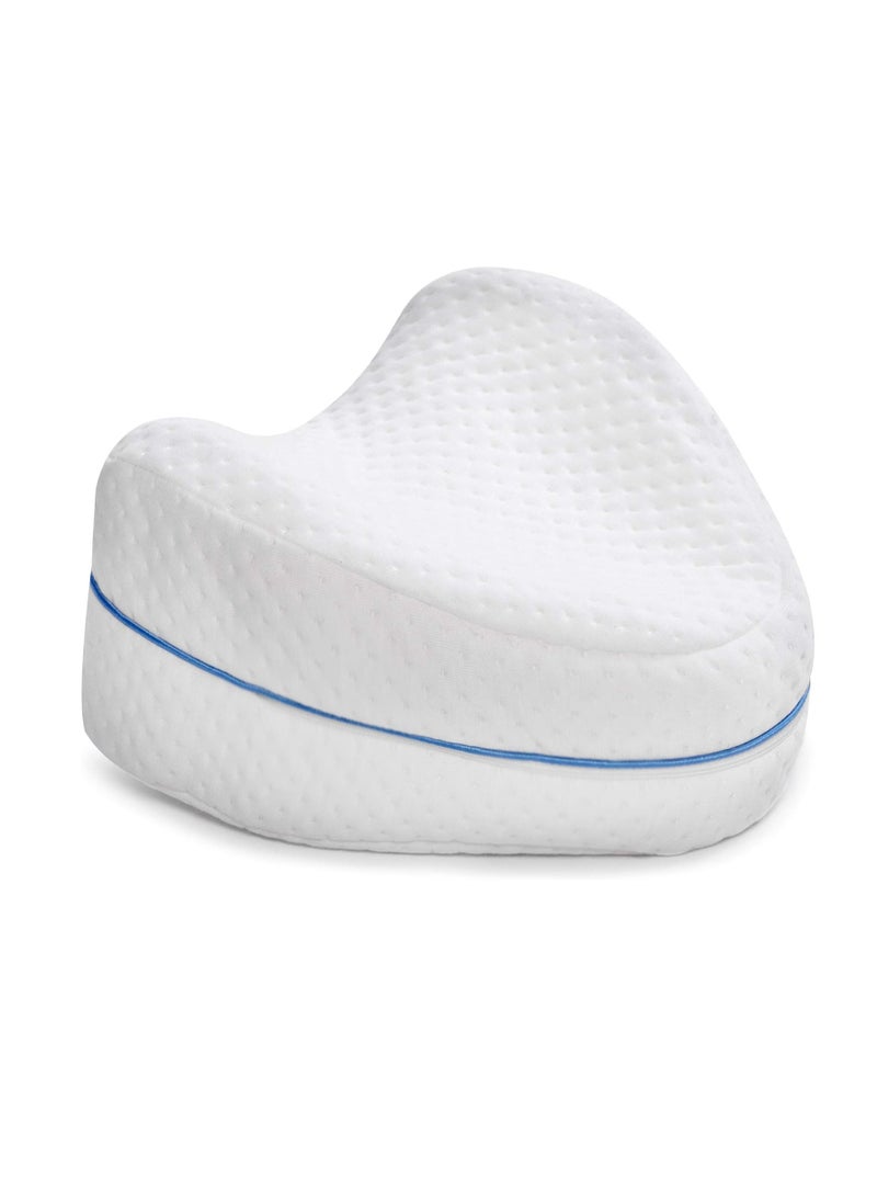 Contour Legacy Leg & Knee Foam Support Pillow - Soothing Relief for Sciatica, Back, HIPS, Knees, Joints - As Seen on TV