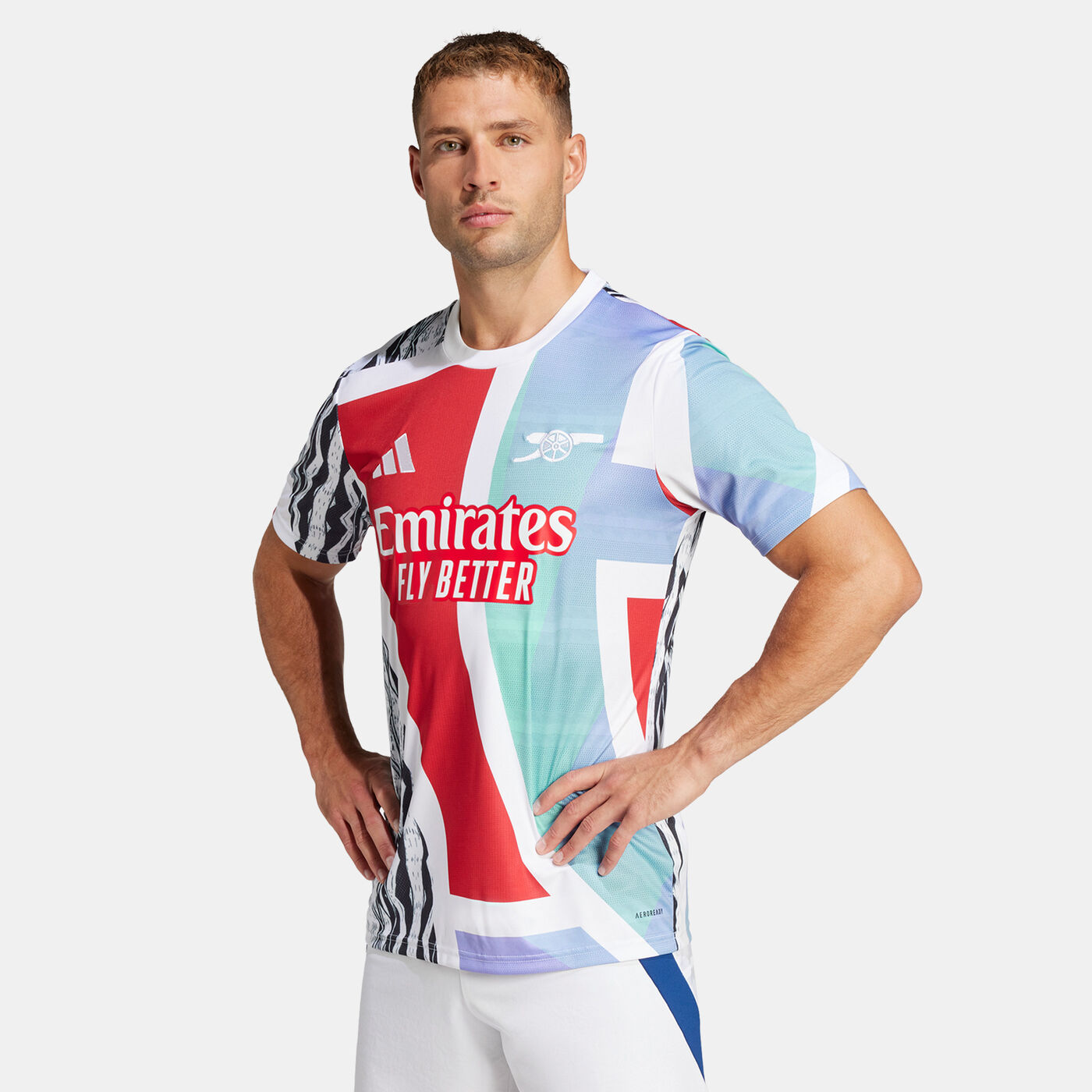 Men's Arsenal 24/25 Pre-Match Football Top