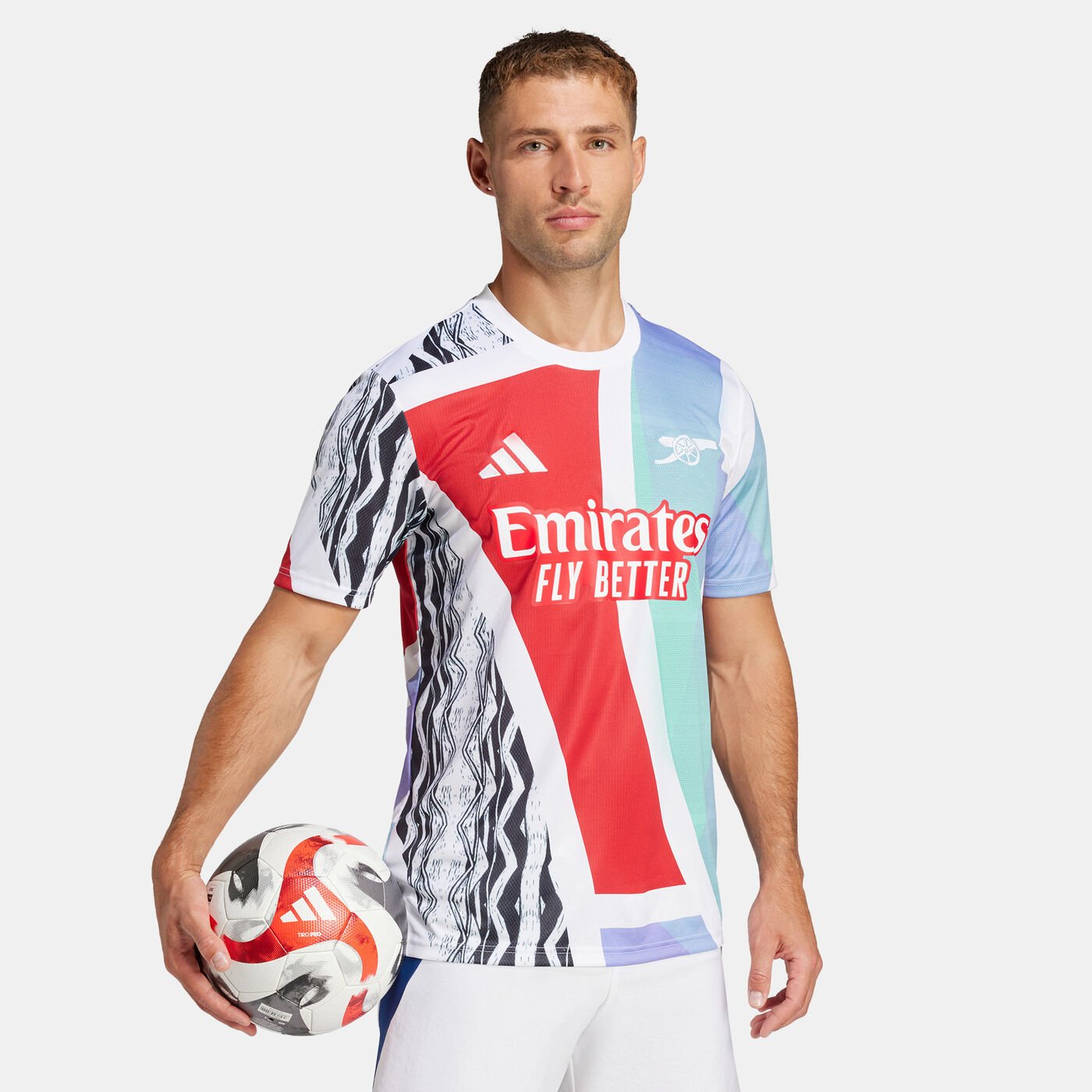 Men's Arsenal 24/25 Pre-Match Football Top