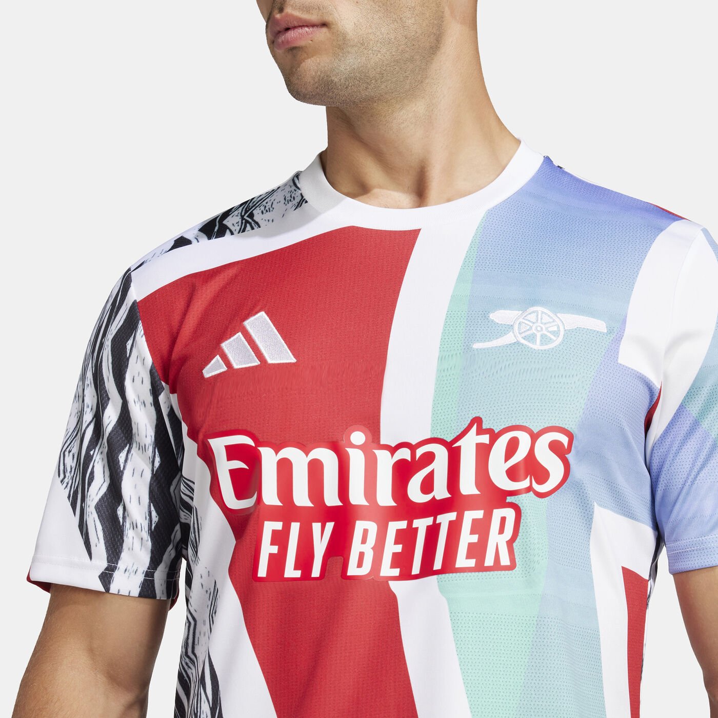 Men's Arsenal 24/25 Pre-Match Football Top