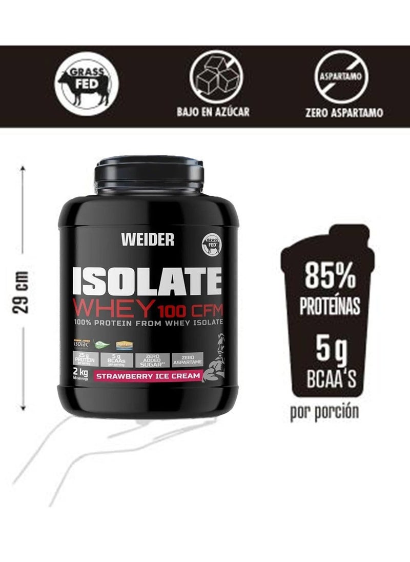 Weider Isolate Whey 100 CFM Strawberry Ice Cream 2KG