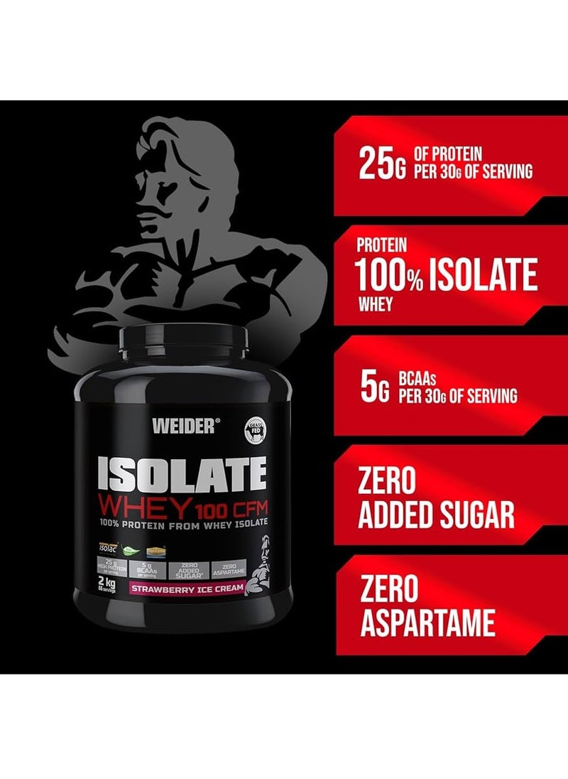 Weider Isolate Whey 100 CFM Strawberry Ice Cream 2KG