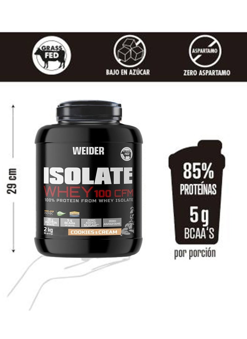 Weider Isolate Whey 100 CFM Cookies & Cream 2KG