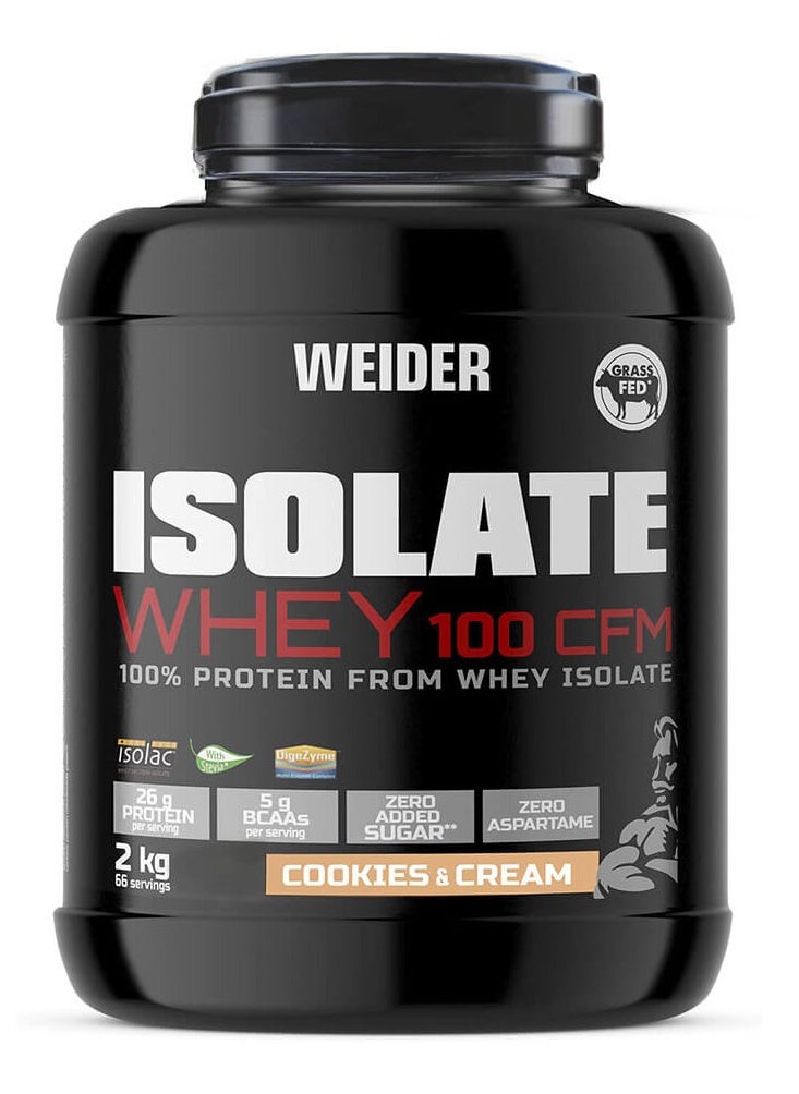 Weider Isolate Whey 100 CFM Cookies & Cream 2KG