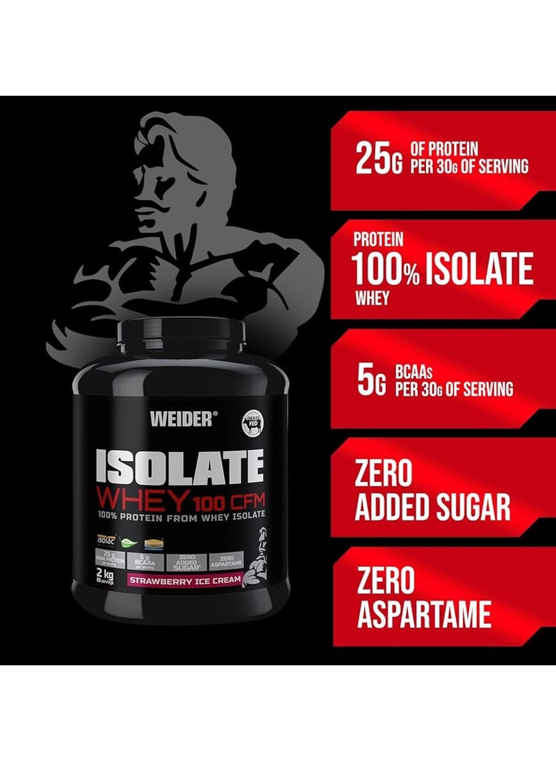 Weider Isolate Whey 100 CFM Strawberry Ice Cream 2KG