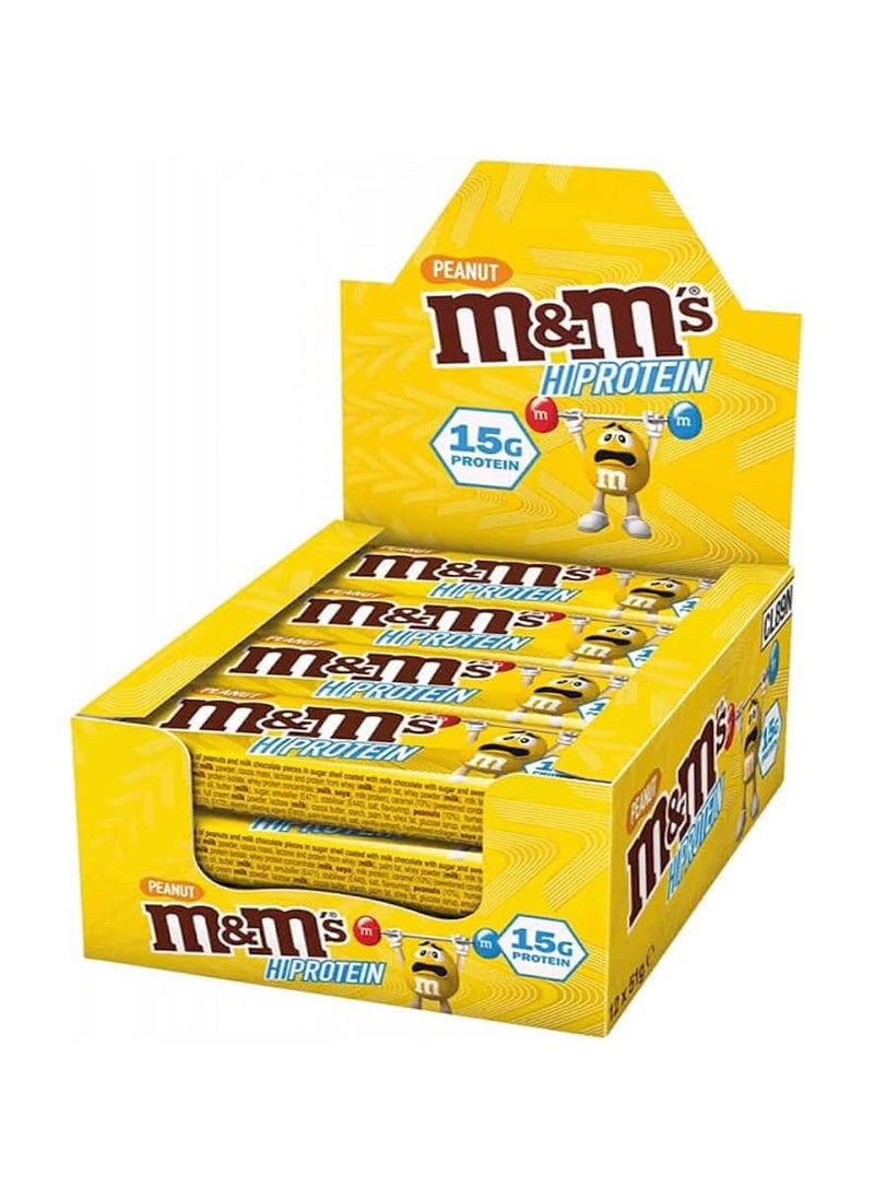 M&Ms Hi Protein Peanut 12x51g