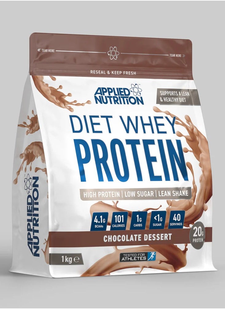 Applied Nutrition Diet Whey Protein – High Protein, Low Sugar Chocolate Dessert Shake