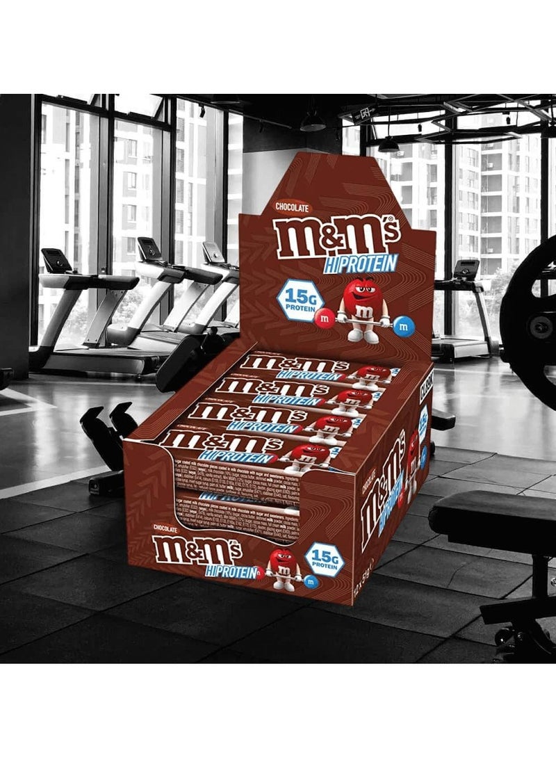 M&Ms Hi Protein Chocolate 12x51g