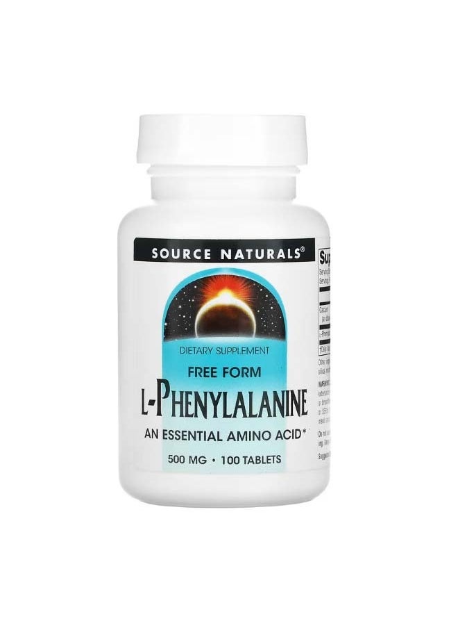 L Phenylalanine 250 mg 100 Tablets