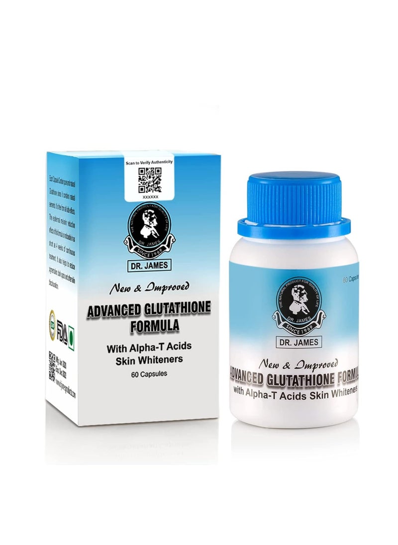 Dr. James Advanced Glutathione – Best Skin Whitening Capsules with FDA Approval