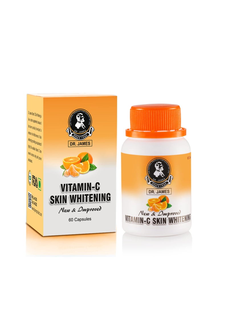 Achieve Brighter and Healthier Skin with Dr. James Vitamin-C Skin Whitening Capsules